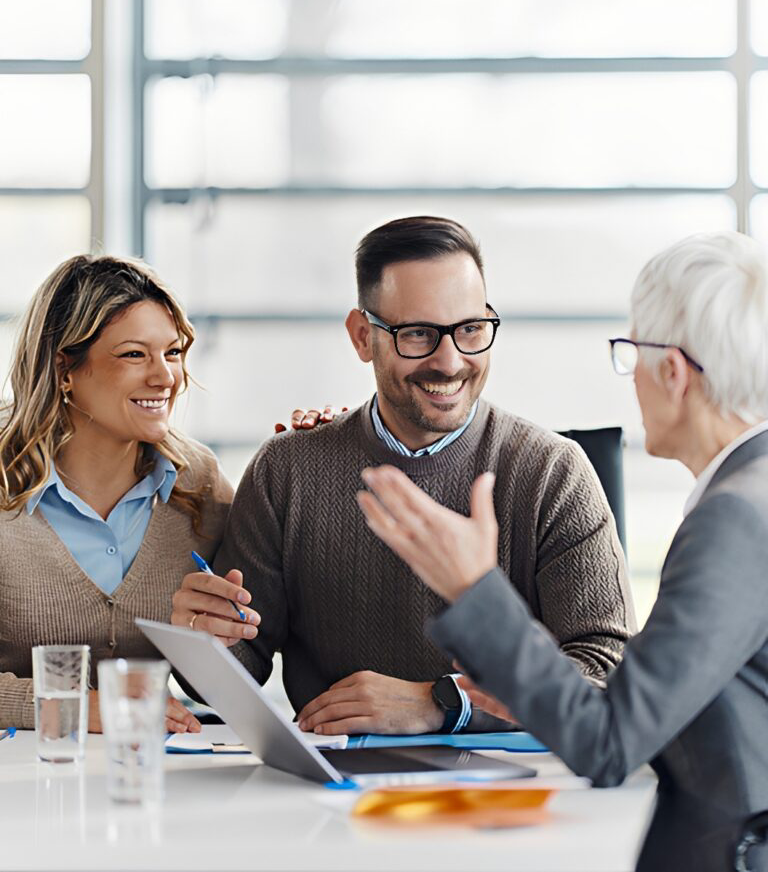 People in a business meeting