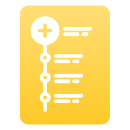 Workflow diagram with plus symbol